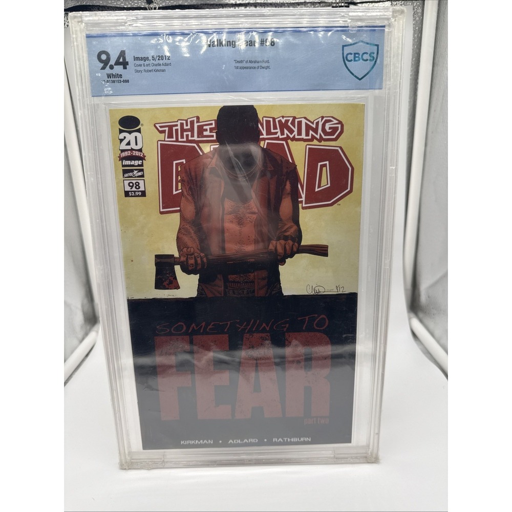 The Walking Dead 98 CBCS 9.4 1st App Dwight Image Comics 2012 1st Print